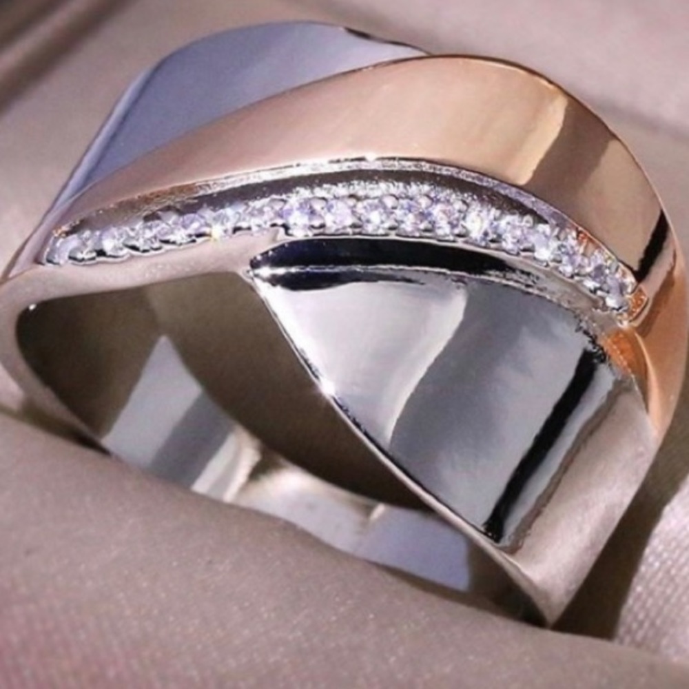 Women's Rose Gold sterling silver Ring